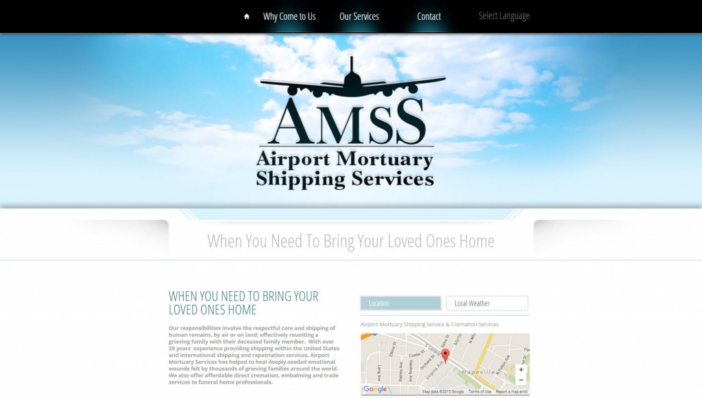 airport mortuary shipping service