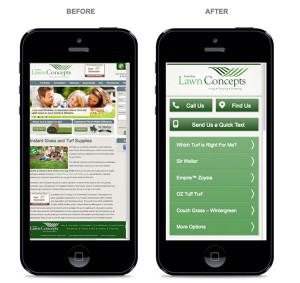 Mobile vs. Non-Mobile Friendly Funeral Home Website