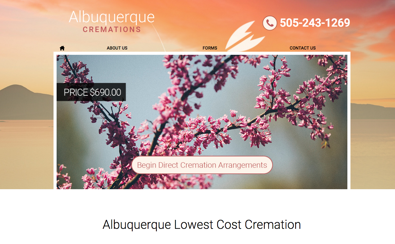 funeral home website