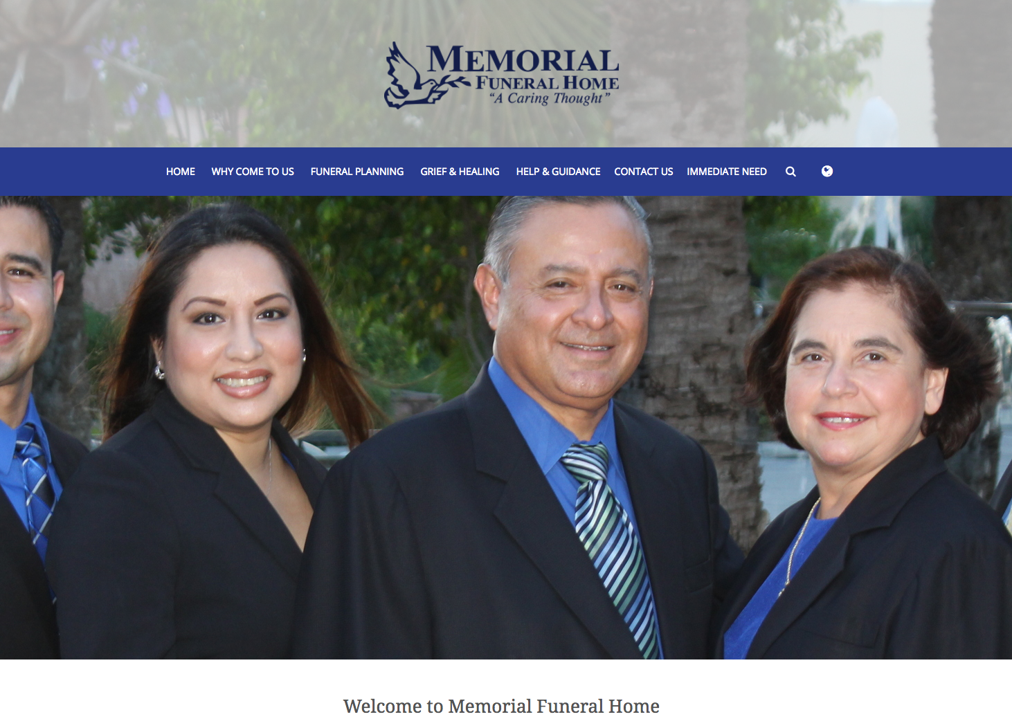 funeral home website