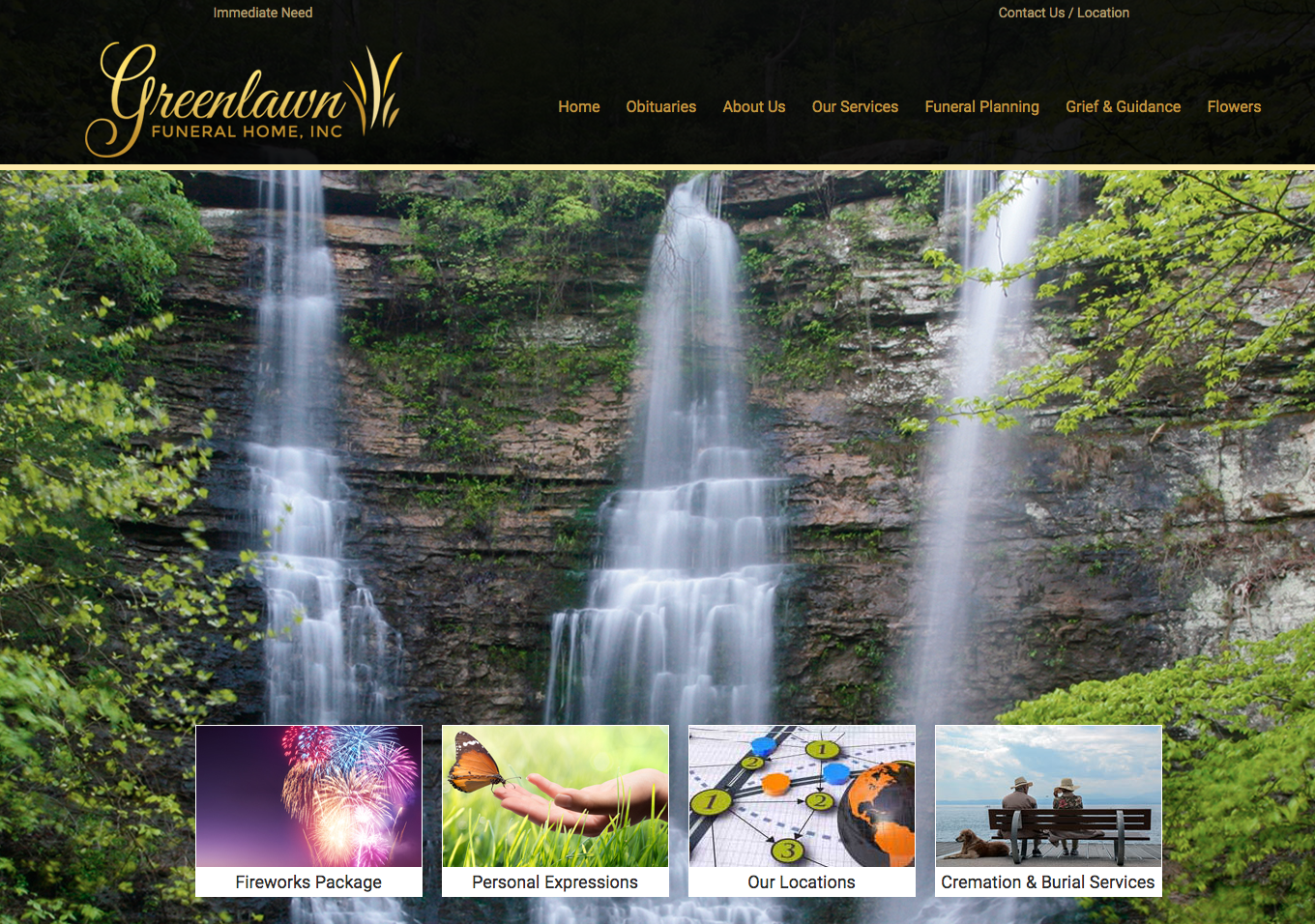 funeral home website