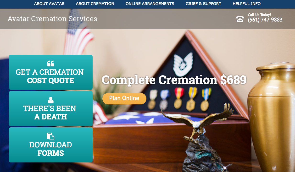 funeral home website design