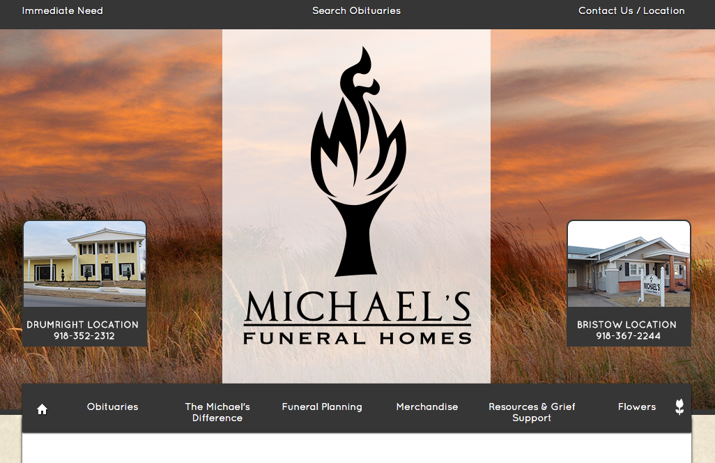 funeral home website design