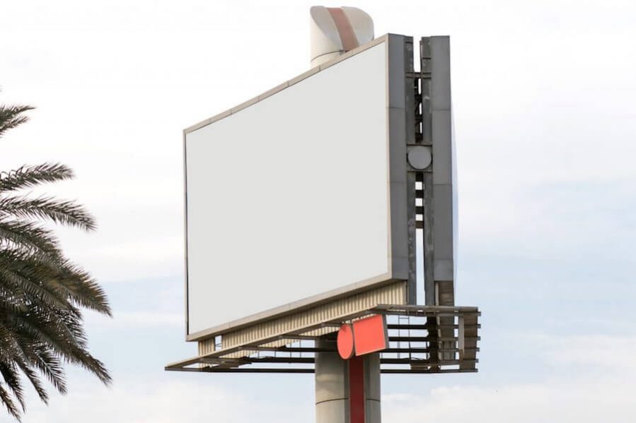 billboard funeral home advertising