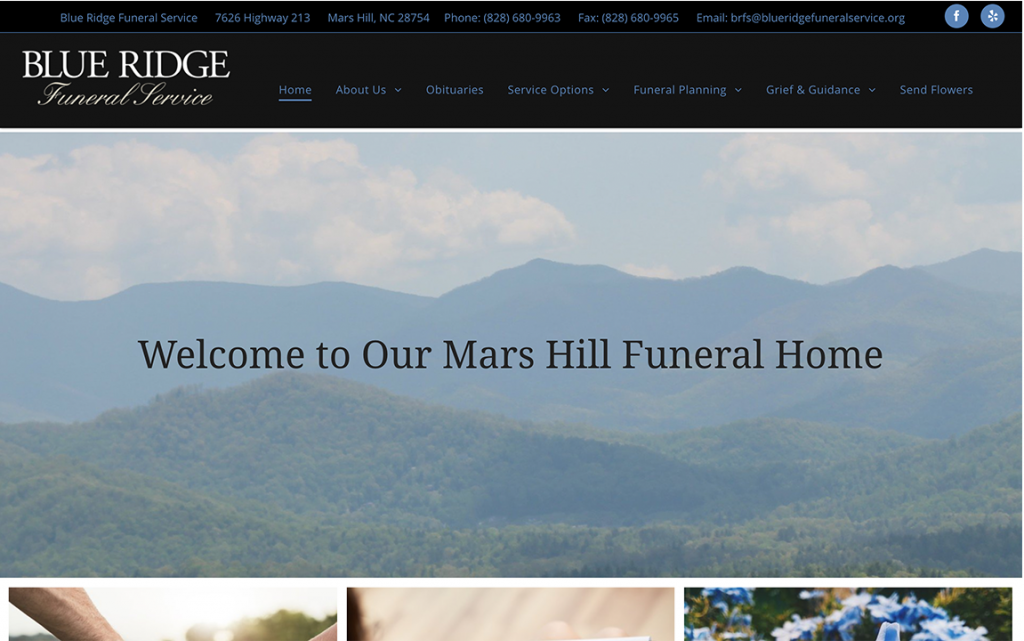 Best of funeral home website designs 2018