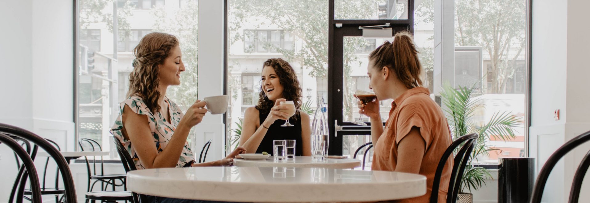 people at a table